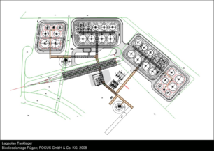 Lageplan Tanklager Biodieselanlage Rügen FOCUS GmbH & Co. KG